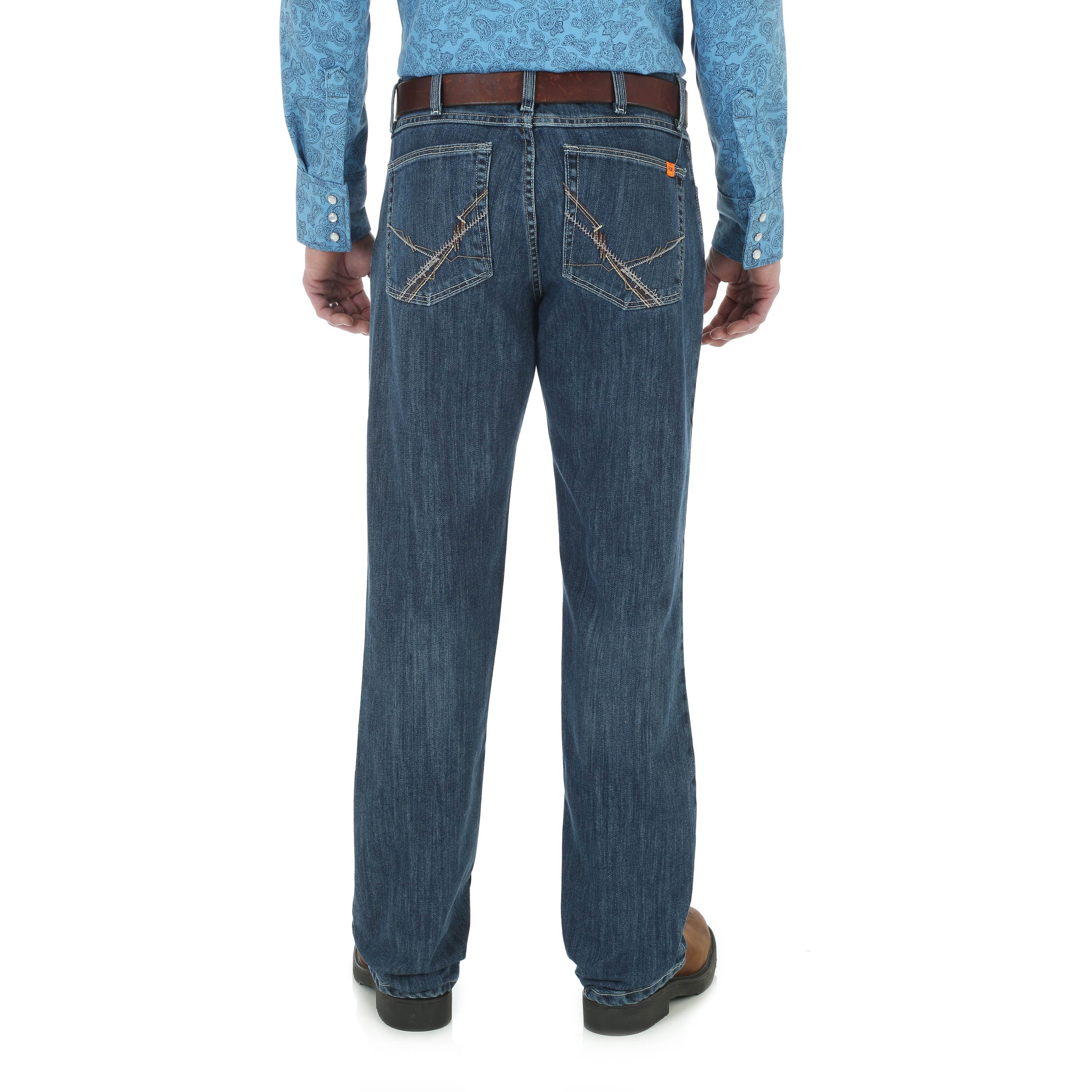 Wrangler FR Vintage Boot Cut Jean in Midstone